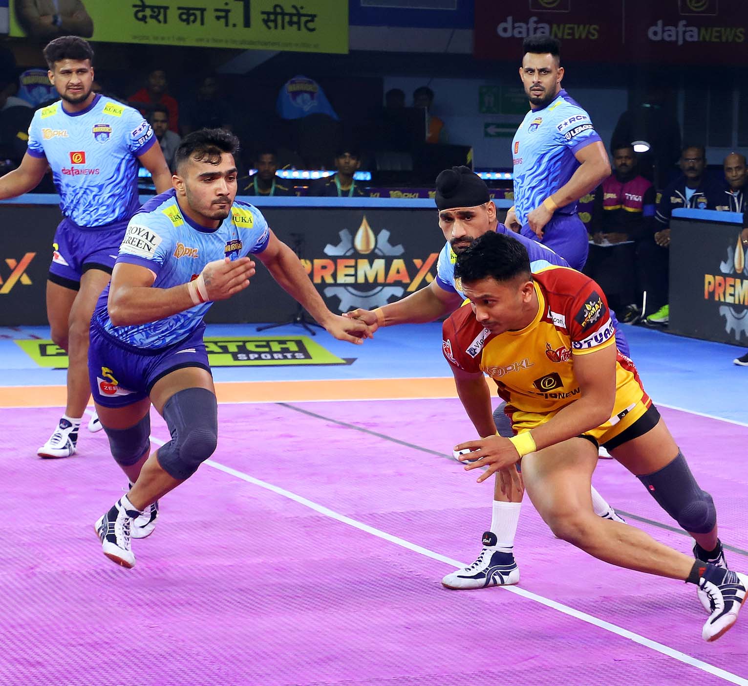 BENGAL WARRIORZ Vs TELUGU TITANS